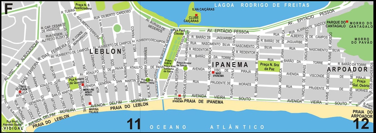 peta gay Rio de Janeiro