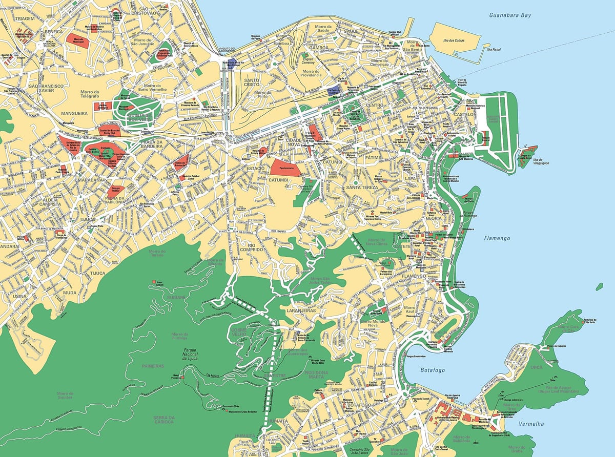 tampilkan peta dari Rio de Janeiro
