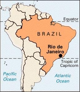 Rio de Janeiro di brasil peta