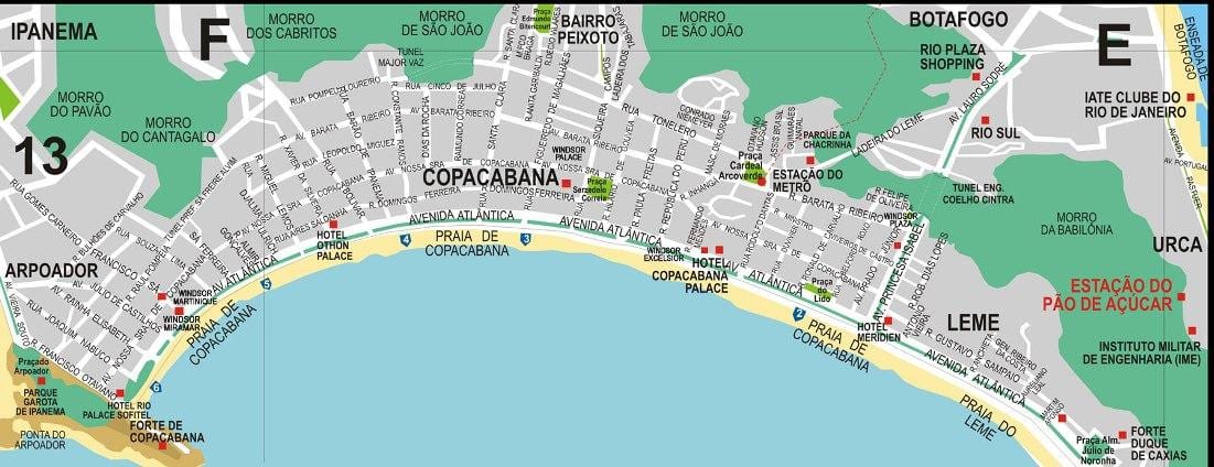 copacabana Rio de Janeiro peta