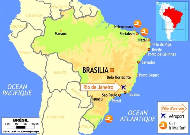 dimana Rio pada peta
