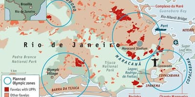 Favela di Rio de Janeiro peta