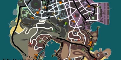 Peta dari gangstar Rio
