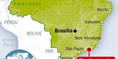 Dimana Rio de Janeiro, brasil pada peta dunia