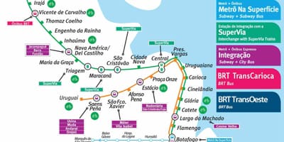 Rio de Janeiro metro map pdf