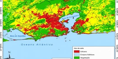 Peta topografi Rio